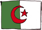 Flagge von Algerien