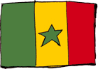 Flagge von Senegal