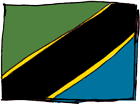 Flagge von Tansania