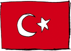 Flagge der Türkei