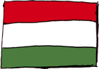 Flagge von Ungarn